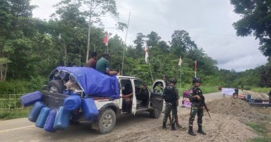 Satgas Pamtas RI-PNG Yonif 126/KC Gelar Sweeping Kendaraan Pelintas di Perbatasan