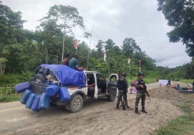 Satgas Pamtas RI-PNG Yonif 126/KC Gelar Sweeping Kendaraan Pelintas di Perbatasan