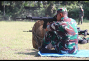 Asah Dan Tingkatkan Kemampuan, Dandim Ngawi Ikuti Latihan Menembak