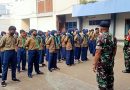 Babinsa Koramil Tanah Abang Kunjungi SMP Muhammadiyah Berikan Pelatihan PBB