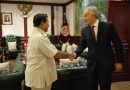 Menhan Prabowo Terima Kunjungan Mantan PM Inggris Raya Tony Blair,  Diskusi Isu Global