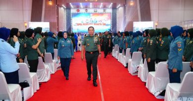 Panglima TNI Pimpin Apel Bersama Wanita TNI Tahun 2024