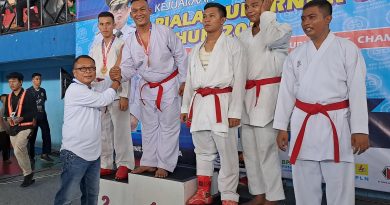 Shotokai Cabang Khusus Marinir Pasmar 2 Raih Medali Di Ajang Kejuaraan Karate Gapensi Piala Gubernur Jawa Timur TA 2024