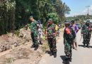 Dansatgas TMMD Ke-124 Kodim 1501/Ternate Dampingi Tim Wasev Tinjau Sasaran TMMD di Kec. Sahu, Halmahera Barat