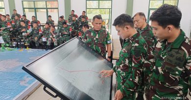 Meja Desain Operasi Pussimpur Jadi Puncak Inovasi Digital pada Latposko I YTP Yon Komposit 1/Gardapati di Natuna