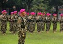 Prajurit Resimen Kavaleri  2 Marinir Gelar Upacara Peringatan HUT ke 80 Korps Marinir