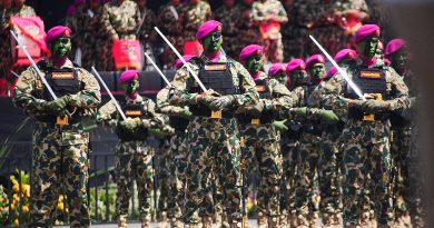 Komandan Batalyon Kapa 2 Marinir Pimpin SSY 2 Pasukan Upacara HUT Korps Marinir