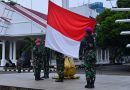 Bendera Merah Putih Berkibar Prajurit Mako Kormar Perteguh Loyalitas