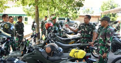 Tingkatkan Profesionalitas Kerja, Dandim Ponorogo Berikan Jamdan dan Pengecekan Kendaraan