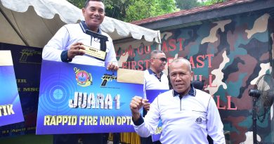 Pangkormar Raih Juara 1 Lomba Menembak PJU Marwilbar Tahun  2026