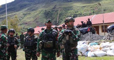Danrem 173/Praja Vira Braja Tinjau Kesiapan Wilayah Teritorial di Makodim 1714/PJ