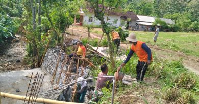 Gotong Royong TNI–Warga, Progres Jembatan Garuda Klampok 02 Terus Dikebut