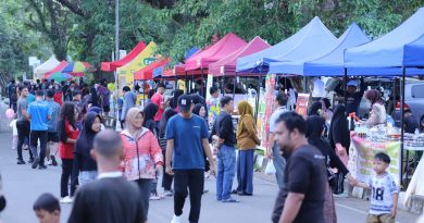 Car Free Day Lanud Sultan Hasanuddin Semarak, Danlanud Sapa Warga dan Dukung UMKM Lokal