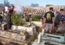 Babinsa Kelurahan Kauman Bersama Warga Gotong Royong Bersihkan TPU Setono Serut, Perkuat Kepedulian Lingkungan