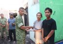 Kodim Tulungagung Salurkan Bantuan Sosial kepada Korban Kebakaran Rumah Anggota Saka Wira Kartika