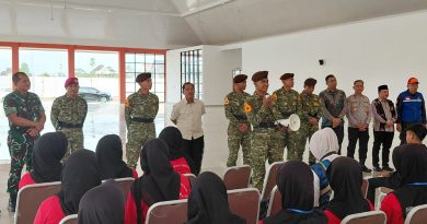 Kasdim 0806/Trenggalek Sambut Lima Taruna AAL pada Bhakti Taruna Akademi TNI 2026