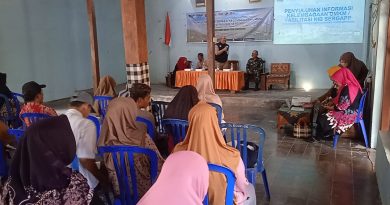 TMMD 129 Bulu Lor Gelar Penyuluhan Informasi Kelembagaan UMKM / Fasilitas NIB SERGAPP