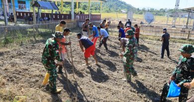 TMMD Ke-129 Tak Hanya Membangun, Tapi Juga Menanam Harapan Melalui Ketahanan Pangan