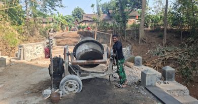 Berkat Kebersamaan TNI dan Rakyat, Talud TMMD 129 Sasaran 1 Hari Ini Finishing