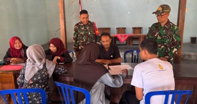 TMMD 129 Bulu Lor Gelar Pelayanan Administrasi Kependudukan