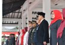 Dandim Ponorogo Hadiri Upacara Bendera Detik Detik Proklamasi Kemerdekaan RI di Aloon Aloon Ponorogo