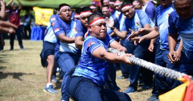 Aksi Unik dan Tangguh Prajurit Menkav 2 Marinir Rayakan Kemerdekaan RI