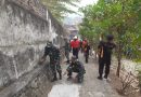 Sinergi TNI, Polri dan Masyarakat Ponorogo Dalam Kerja Bakti Pembersihan Lingkungan