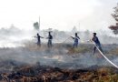 Pemadaman dan Pembasahan Lahan Gambut Diperkuat, Satgas Darat Lanud Sjamsudin Noor Berjibaku di Tengah Asap Tekan Dampak Karhutla di Kalsel