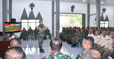 Jamdan, Dandim Ponorogo Ajak Anggota Terus Bekerja Maksimal dan Penuh Rasa Syukur