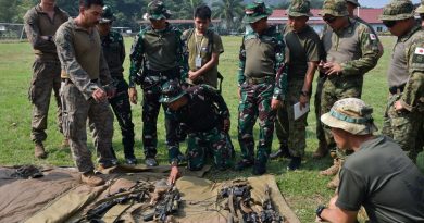 IMTP dan Scout Stalking, Marinir Empat Negara Asah Kemampuan Tempur pada Super Garuda Shield 2026