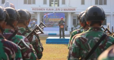 Kobarkan Semangat Prajurit, Danmenkav 2 Mar Pimpin Pembukaan Lomba Batalyon Unggul