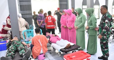 Peringati HUT TNI ke 81, Kodim Ponorogo Gelar Bakkes Donor Darah