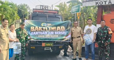 85.000 Ribu Liter Air Bersih Disalurkan Serentak di Wilayah Korem 081/DSJ