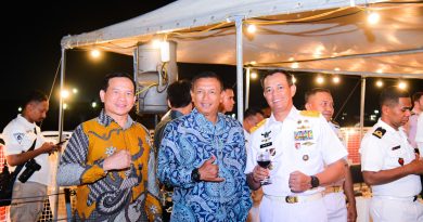 Aslog Pangkormar Hadiri Goodwill Visit Kapal Perang Rusia di Tanjung Priok