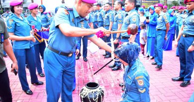 86 Prajurit dan PNS Mako Kormar Naik Pangkat,  Dandenma Tekanka Dedikasi dan Loyalitas