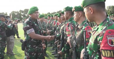 14 Bulan Menjaga Perbatasan, Satgas Yonif 511/DY Kembali dengan Kebanggaan