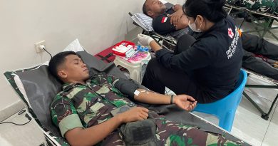 Setetes Darah, Sejuta Harapan – Prajurit Yonif  TP 810/BEM Turut Berbakti
