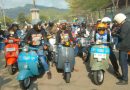 Kasdim 0806 dan Wabup Trenggalek Ramaikan Riding Vespa Bumi Yaksa