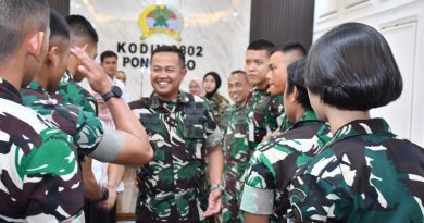Kadet Unhan RI Berkunjung ke Kodim Ponorogo, Dandim Sambut Penuh Kebersamaan & Kekeluargaan