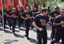 Komandan dan Prajurit Yonranratfib 2 Mar Ikuti Olahraga Bersama Danpasmar 2 serta Pemberian Reward Prajurit Berprestasi