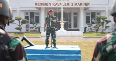 Pasops Menkav 2 Marinir Resmi Buka Latek Karkata Yudha Taruna Aal Tingkat III Angkatan Ke-73