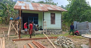 Satgas TMMD Kodim 1808/Mansel Bergerak, Rehab Rumah Tidak Layak Huni