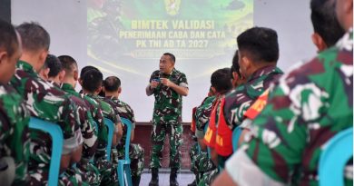 Seluruh Babinsa Kodim Ponorogo Ikuti Bimtek Validasi Penerimaan Caba PK dan Cata PK TNI AD Tahun 2027