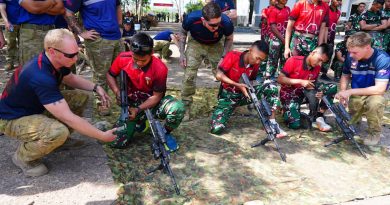 Artileri SMEE Perkuat Keterampilan Prajurit dalam Latgabma Keris Woomera 2026