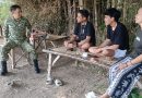 Musim Kemarau, Babinsa Kodim Ponorogo Sosialisasi Waspada Karhutla Kepada Warga