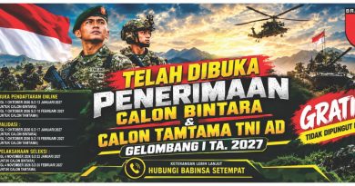 Ayo Pemuda Ponorogo, Mengabdi Kepada NKRI Menjadi Prajurit TNI AD