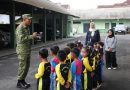 Kodim 0806/Trenggalek Tanamkan Nasionalisme Sejak Dini kepada Siswa TK