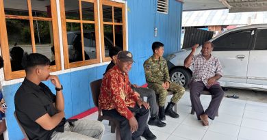 Mendengar masalah langsung dari pintu rumah masyarakat,Yonif TP 810/Bemare Gelar Kegiatan Ngobras