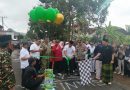 TNI-Polri Kawal Jalan Sehat Harlah Ponpes Qomarul Hidayah Trenggalek