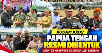 Kodam XXIX/Mambruk Resmi Berdiri di Nabire, Perkuat Pengabdian TNI AD di Papua Tengah